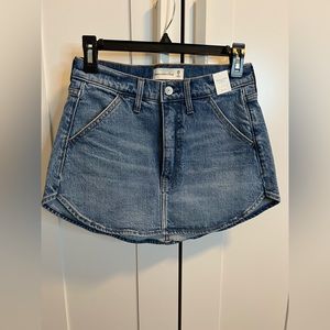 NWT Abercrombie Denim Mini Skirt